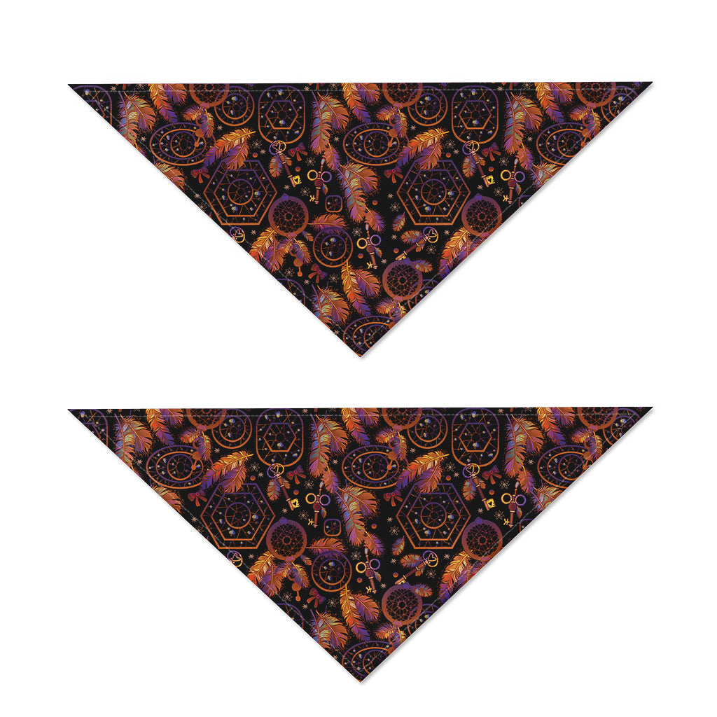 Native Tribal Dream Catcher Print Dog Bandana