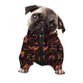 Native Tribal Dream Catcher Print Dog Zip Up Jacket