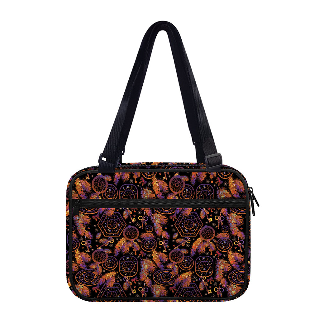 Native Tribal Dream Catcher Print Double Strap Bible Bag