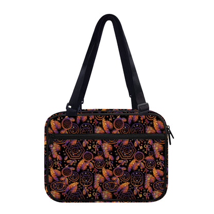 Native Tribal Dream Catcher Print Double Strap Bible Bag