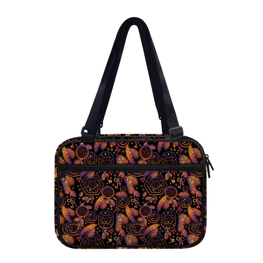 Native Tribal Dream Catcher Print Double Strap Bible Bag