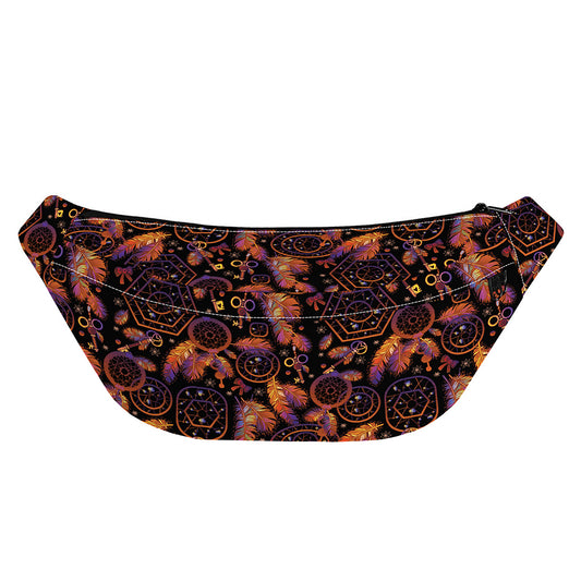 Native Tribal Dream Catcher Print Fanny Pack