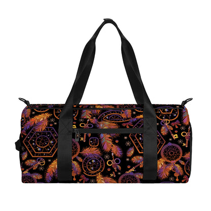 Native Tribal Dream Catcher Print Gym Bag