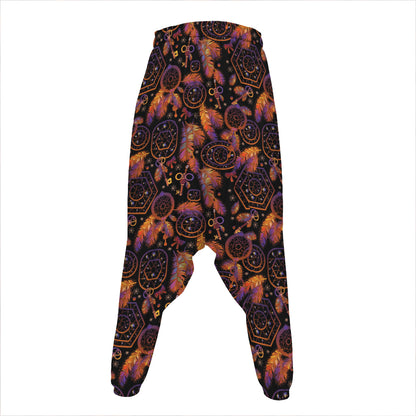 Native Tribal Dream Catcher Print Hammer Pants