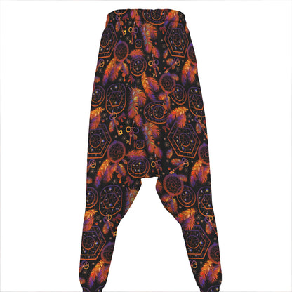 Native Tribal Dream Catcher Print Hammer Pants