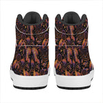 Native Tribal Dream Catcher Print High Top Leather Sneakers