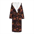 Native Tribal Dream Catcher Print Hooded Bathrobe