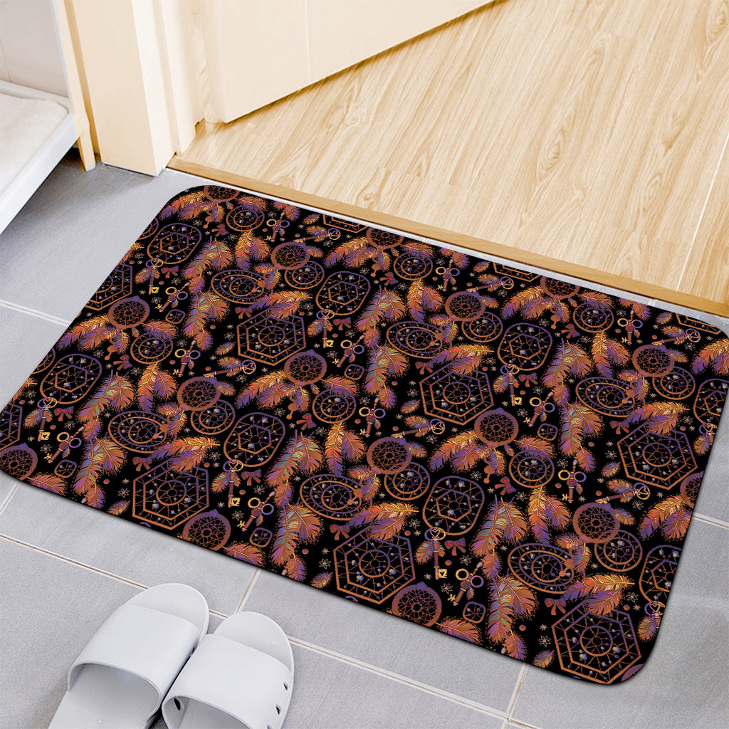 Native Tribal Dream Catcher Print Indoor Door Mat