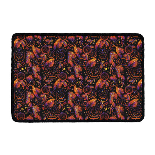 Native Tribal Dream Catcher Print Kitchen Mat