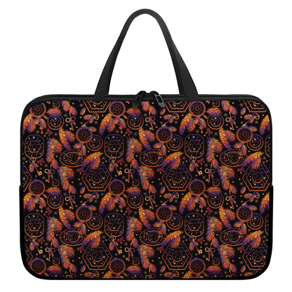 Native Tribal Dream Catcher Print Laptop Sleeve With Handle