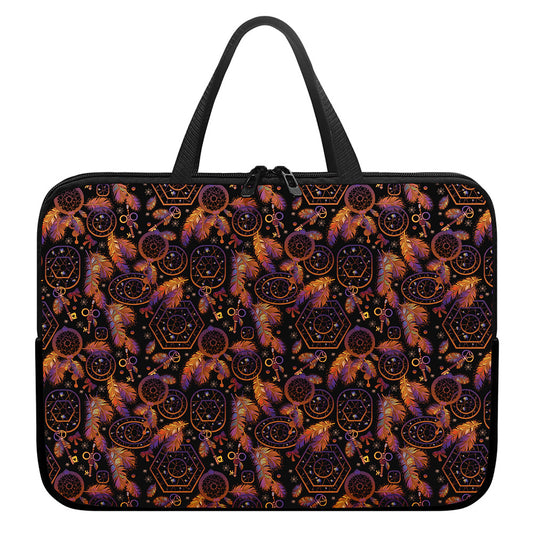 Native Tribal Dream Catcher Print Laptop Sleeve With Handle