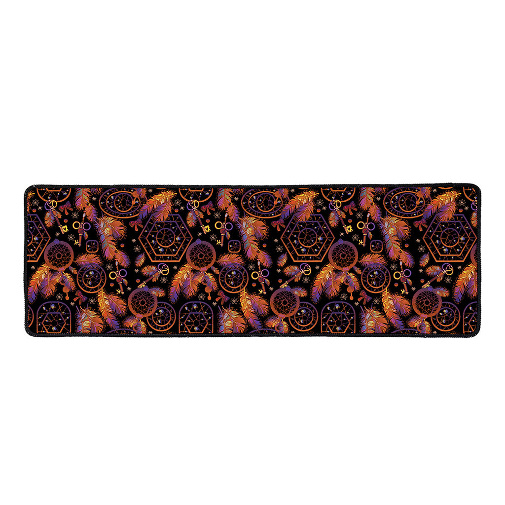 Native Tribal Dream Catcher Print Long Kitchen Mat