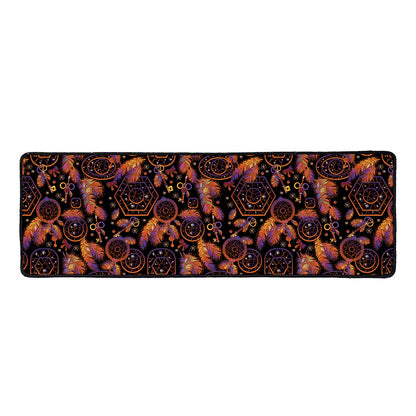 Native Tribal Dream Catcher Print Long Kitchen Mat