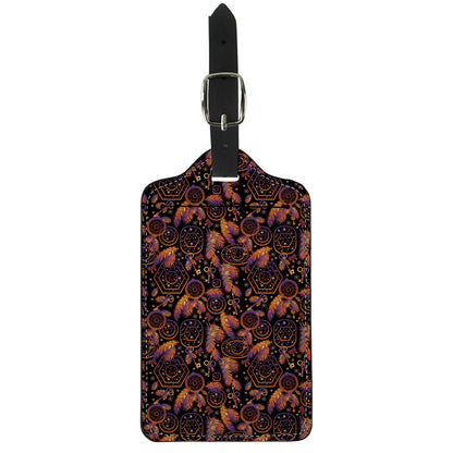 Native Tribal Dream Catcher Print Luggage Tag