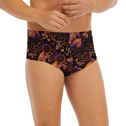 Native Tribal Dream Catcher Print Men's Briefs
