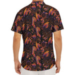 Native Tribal Dream Catcher Print Men's Deep V-Neck Shirt