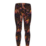 Native Tribal Dream Catcher Print Men's leggings