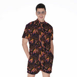 Native Tribal Dream Catcher Print Men's Rompers
