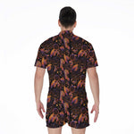 Native Tribal Dream Catcher Print Men's Rompers
