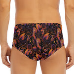 Native Tribal Dream Catcher Print Men's Triangle Swim Briefs