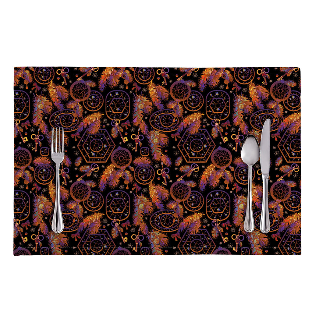 Native Tribal Dream Catcher Print Placemat