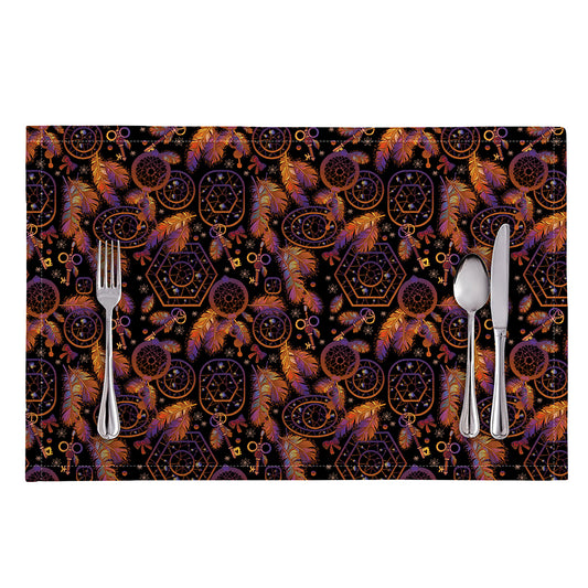 Native Tribal Dream Catcher Print Placemat