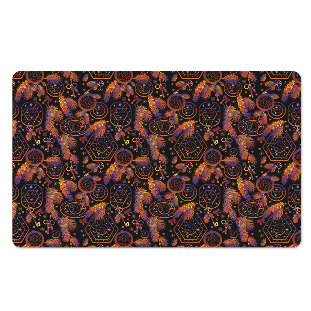 Native Tribal Dream Catcher Print Polyester Doormat