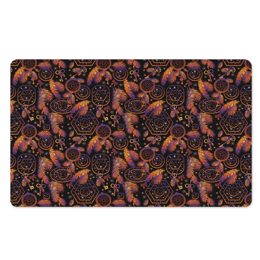 Native Tribal Dream Catcher Print Polyester Doormat