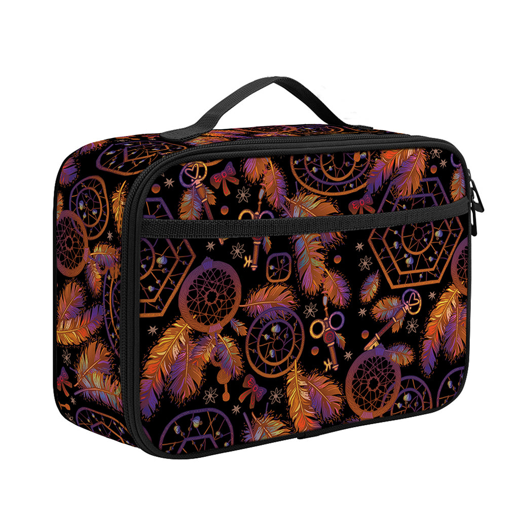 Native Tribal Dream Catcher Print Portable Lunch Bag