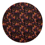 Native Tribal Dream Catcher Print Round Blanket