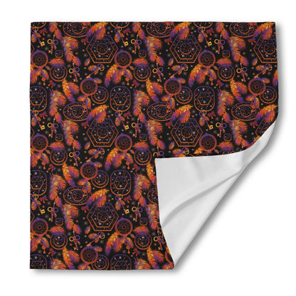 Native Tribal Dream Catcher Print Silk Bandana