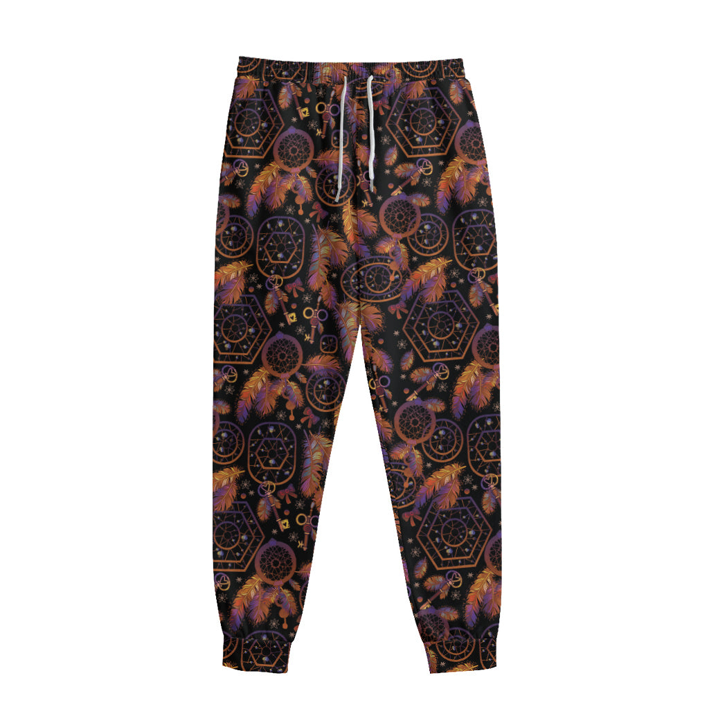 Native Tribal Dream Catcher Print Sweatpants
