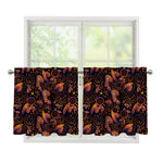 Native Tribal Dream Catcher Print Tier Curtains