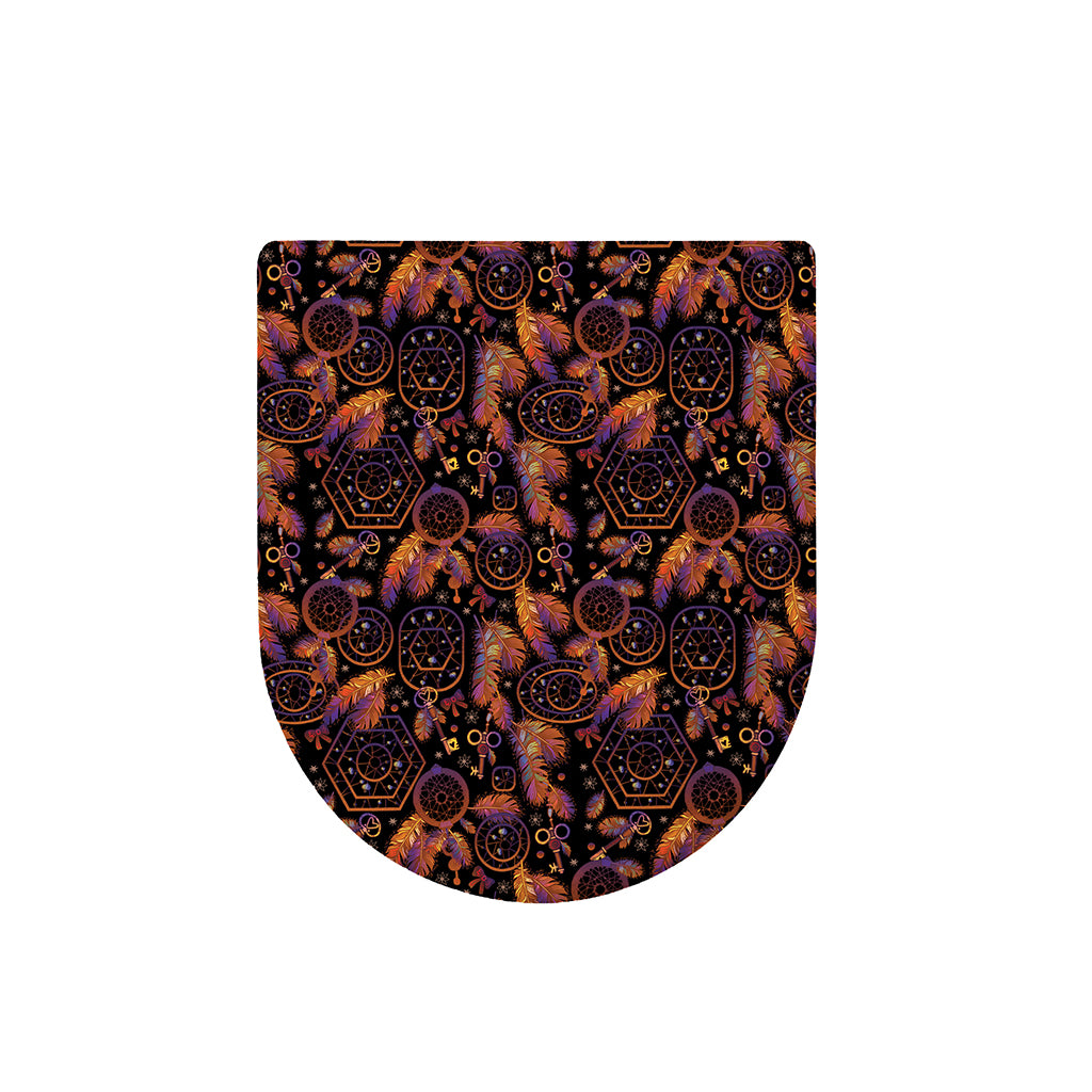 Native Tribal Dream Catcher Print Toilet Lid Cover