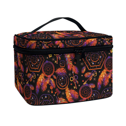 Native Tribal Dream Catcher Print Travel Makeup Bag