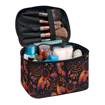 Native Tribal Dream Catcher Print Travel Makeup Bag
