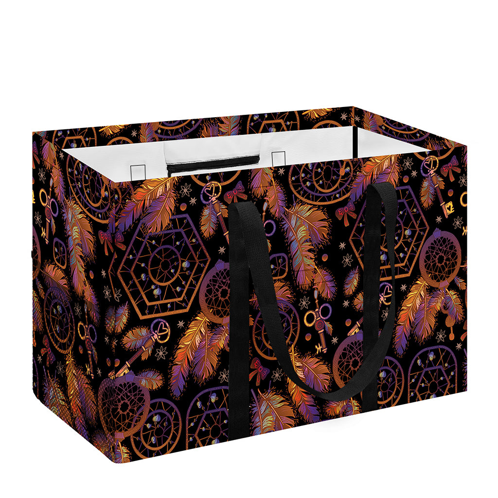 Native Tribal Dream Catcher Print Utility Tote Bag