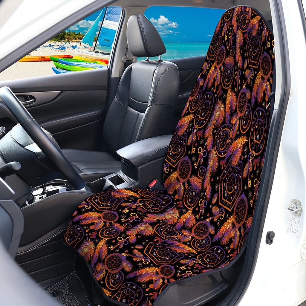 Native Tribal Dream Catcher Print Waterproof Car Seat Cover