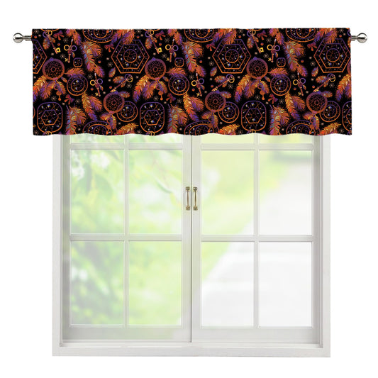 Native Tribal Dream Catcher Print Window Valance