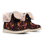Native Tribal Dream Catcher Print Winter Boots