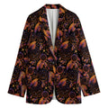 Native Tribal Dream Catcher Print Women's Cotton Blazer