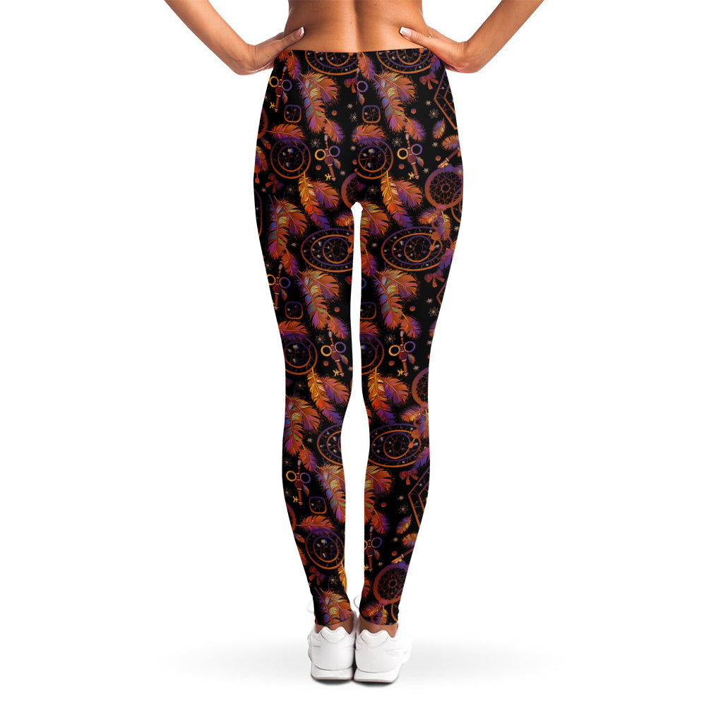 Native Tribal Dream Catcher Print Women's Leggings
