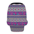 Native Tribal Ethnic Rose Pattern Print Baby Seat Cover
