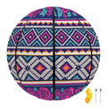 Native Tribal Ethnic Rose Pattern Print Basketball