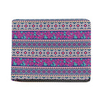 Native Tribal Ethnic Rose Pattern Print Bifold Wallet