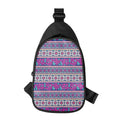 Native Tribal Ethnic Rose Pattern Print Sling Bag