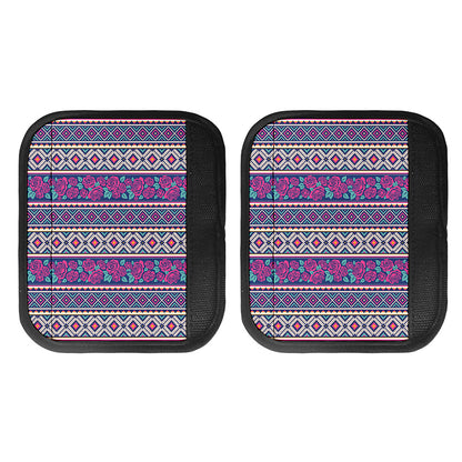 Native Tribal Ethnic Rose Pattern Print Handle Covers