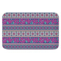 Native Tribal Ethnic Rose Pattern Print Indoor Door Mat