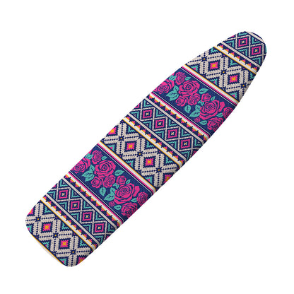Native Tribal Ethnic Rose Pattern Print Ironing Board Cover