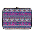 Native Tribal Ethnic Rose Pattern Print Laptop Sleeve